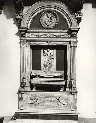 Monument to Count Ugo, Margrave of Tuscany by Mino da Fiesole