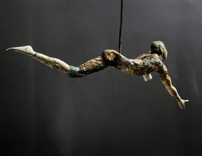 Acrobat (also called The bull leaper), ivory figurine, 1700-1400 BC by Minoan