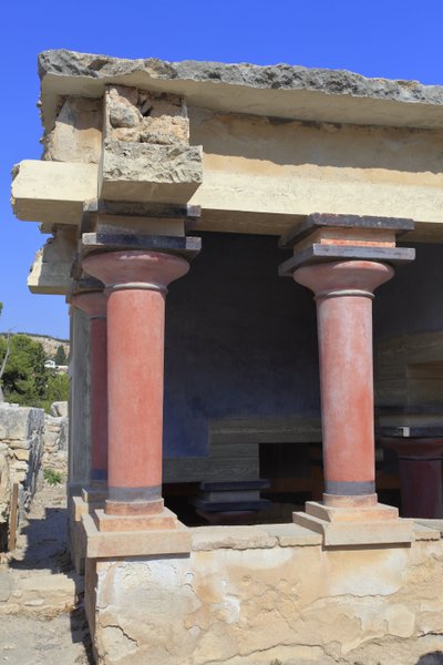 Minoan Archeological Site of Knossos, North Lustral Basins by Minoan