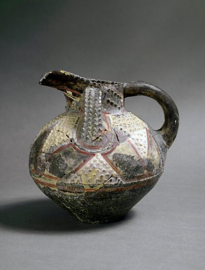 Ceramic vase in Barbotine style. From Agia Triada. About 1500 BC by Minoan