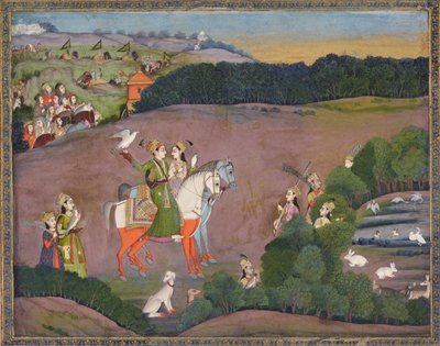 Sultan Baz Bahadur and Roopmati by Mir Kalan Khan