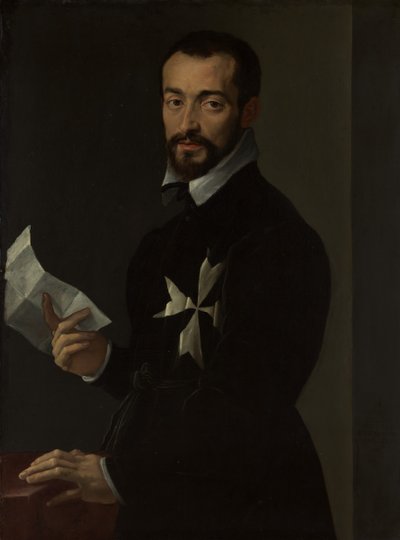 Portrait of a Knight of Malta, Probably Fra Jacopo Salviati, 1566 by Mirabello Cavalori
