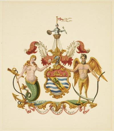 Arms of the Society of Merchant Venturers, c.1830 by Miss (attr.to) Braikenridge