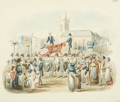 The Chairing of Richard Hart Davis, M.P. by Miss Martha Bird