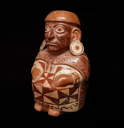 Precolombian art, Moche civilization: vase representing the 