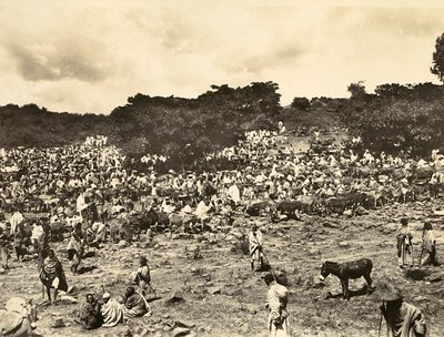 Building an Empire in the Fascist age: Abyssinian market by Modestino Baldinetti