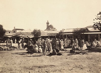 Building an Empire in the Fascist age: market square in Cheren, 09/05/1936 by Modestino Baldinetti
