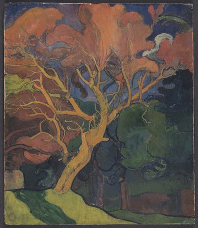 Wood with Crooked Tree by Mogens Ballin