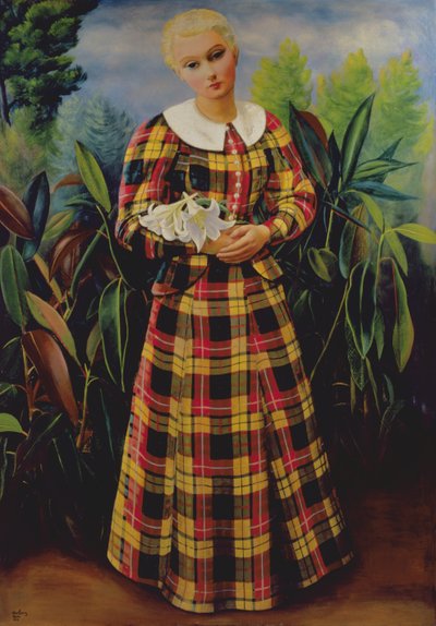 Colette de Jouvenel, nicknamed Bel-Gazou by Moise Kisling