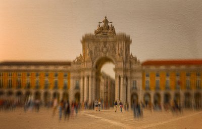 Golden Hour Lisbon Arch by Molly Fu APA