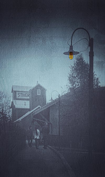 Moody Rainy Street by Molly Fu APA