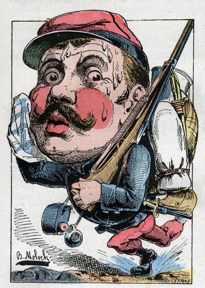 Allegory of a Reservist in the 19th Century by Moloch