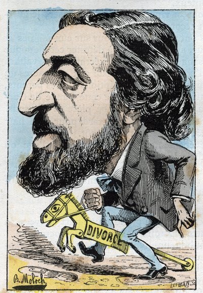 Portrait of Alfred Naquet, French politician by Moloch