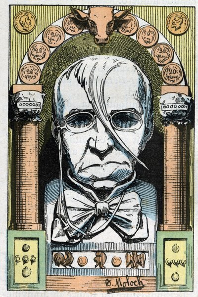 Portrait of Emile de Girardin, French Journalist, Publicist and Politician (1806-1881) by Moloch