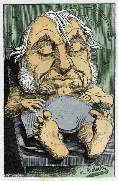 Portrait of Eugene Rouher, French politician by Moloch