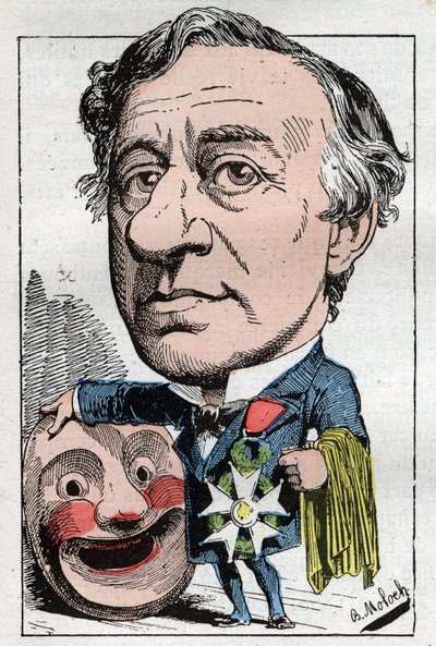 Portrait of Francois Jules Edmond Got (1822 - 1901) French actor by Moloch