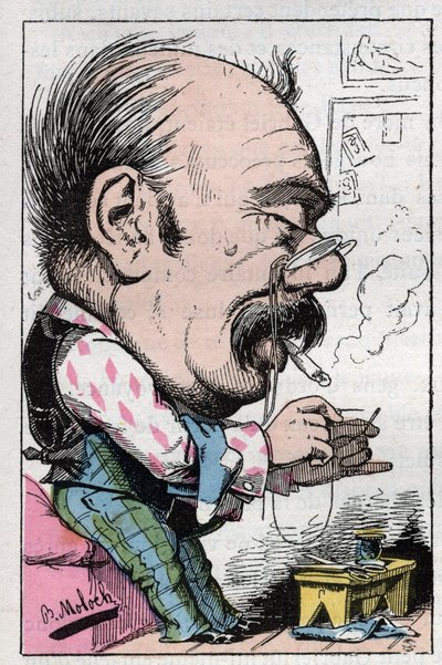 Portrait of Jules Gabriel Celibataire, notable Frenchman from the 19th century by Moloch