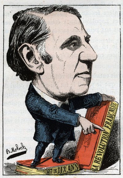 Portrait of Louis Blanc (1811 - 1882), French politician and historian by Moloch