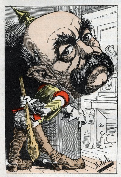 Portrait of Otto Von Bismarck (1815-1898), Chancellor of Prussia by Moloch