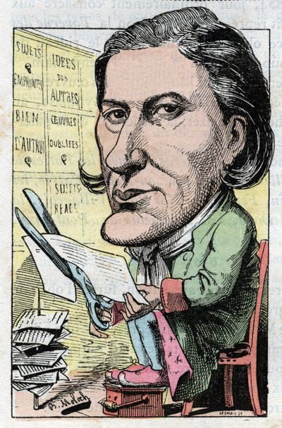 Portrait of Victorian Sardou (1831-1908), French Playwright by Moloch