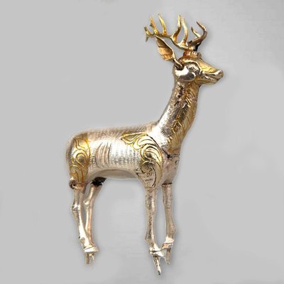 Stag, Arkhangai province, Khashaat temple, Caydam, Mongolia, c.730 by Mongolian School