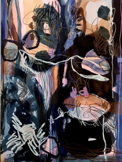 Fluid Abstract Shapes by Monika Riethmueller