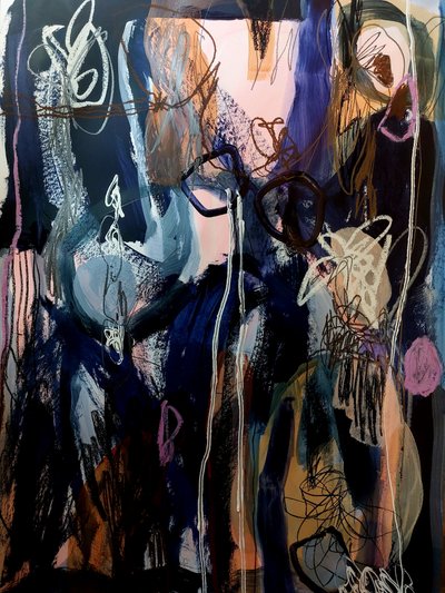 Vibrant Abstract Movement by Monika Riethmueller