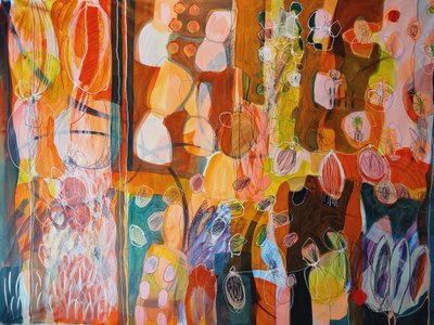 Warm Organic Shapes by Monika Riethmueller