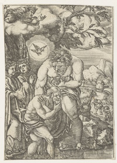 Baptism of Christ in the Jordan by Monogrammist AC