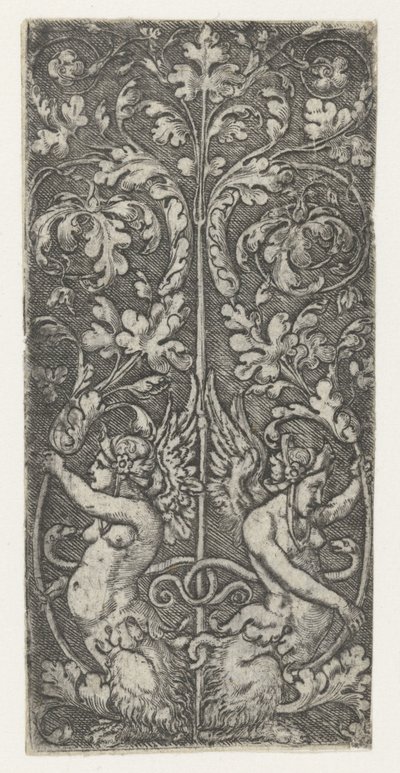 Ornament with Two Sphinxes by Monogrammist AC