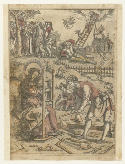 Rest on the Flight into Egypt by Monogrammist AC
