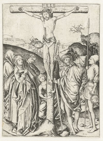 Christ on the Cross (series title: Passion Story) by Monogrammist AG
