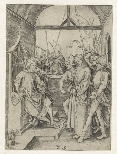 Christ Before Pilate (Passion Story series) by Monogrammist AG