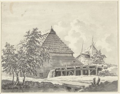 Watermill by Monogrammist AWA