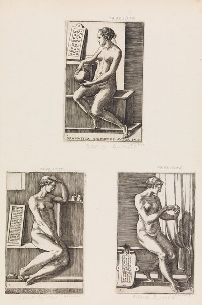 Arithmetic, from The Seven Liberal Arts, plate 4, 1544 by Monogrammist B