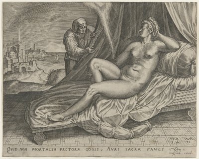 Jupiter and Danaë by Monogrammist FME