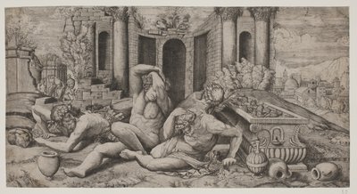 The Wine Harvest by Monogrammist HFE