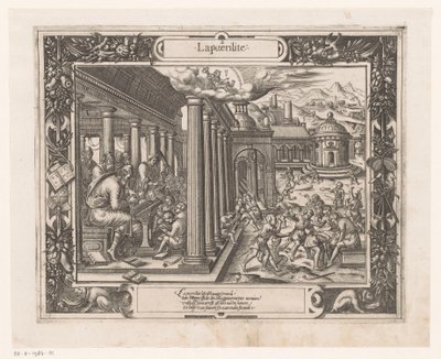 Childhood Under the Influence of Mercury by Monogrammist HF (graveur)