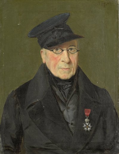 Pieter Janson (1765-1851), Painter and Etcher, Major of the Cuirassiers Retired by Monogrammist HK (Nederland)