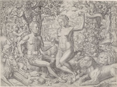 The Fall of Man by Monogrammist HS (Duitsland)