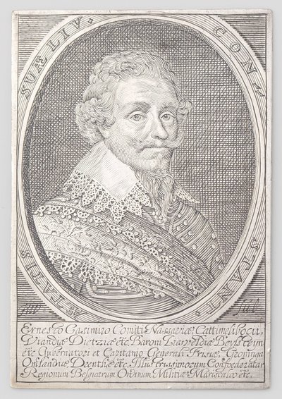 Portrait of Ernst of Nassau by Monogrammist HW
