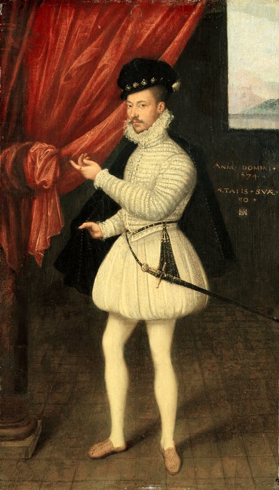 Portrait of a Man in White by Monogrammist LAM