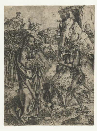 The Temptation of Christ by Monogrammist LCZ