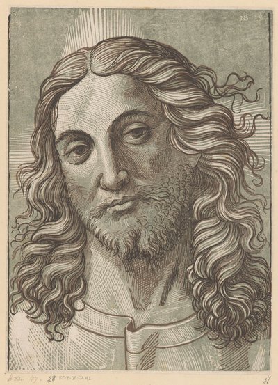 Head of Christ by Monogrammist NB (Italië)