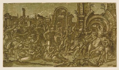 The Massacre of the Innocents After Raphael by Monogrammist NDB