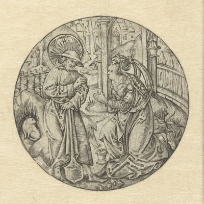 Christ Appears to Mary Magdalene (Noli me tangere) by Monogrammist S
