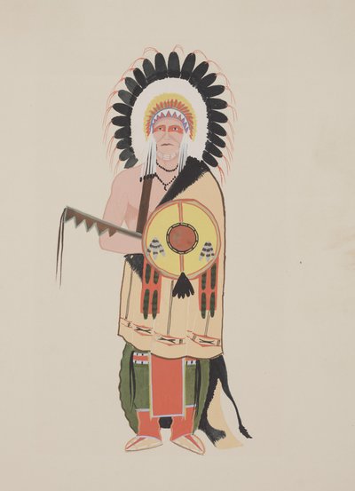 Panel #3, c.1934 by Monroe Tsatoke