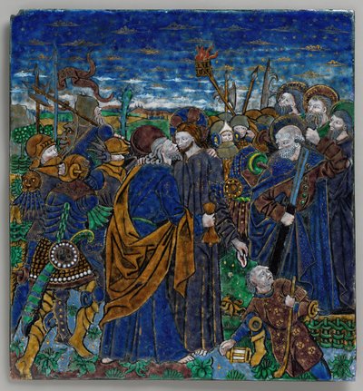 Plaque with The Betrayal of Christ by Monvaerni