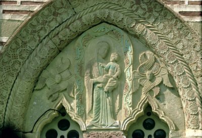 Madonna and Child, (Detail) by Morava School