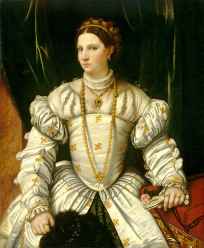 Portrait of a Lady in White by Moretto da Brescia